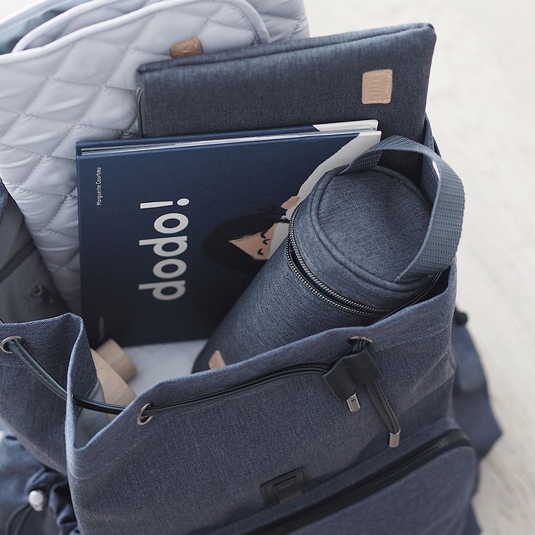 Beaba Plecak dla mamy Vancouver dark grey - pojemny, funkcjonalny
