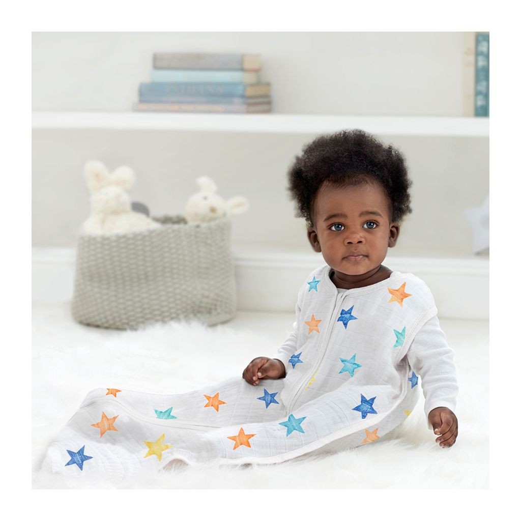 Aden & Anais Śpiworek Muślinowy Colour Pop Stars 0-6m