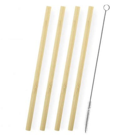 H&H Lifestyle Słomki Bambusowe 4 szt. 6m+