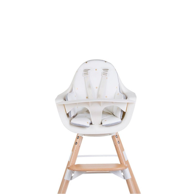 Childhome Ochraniacz na krzesło Evolu Jersey złote kropki 0+