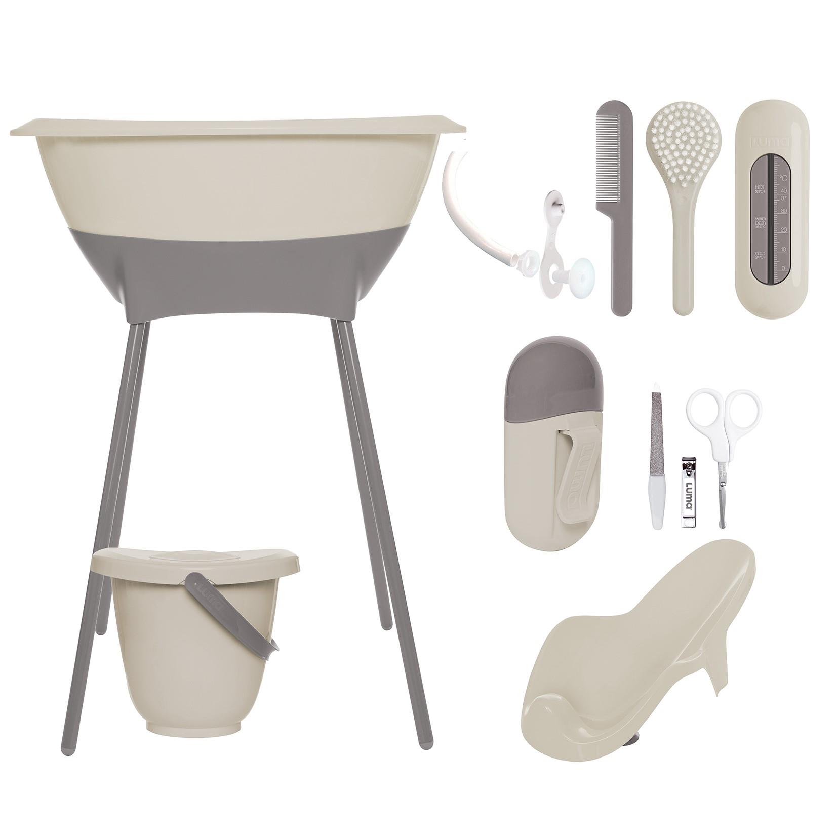 LUMA Zestaw kąpielowy 8 elementów Almond