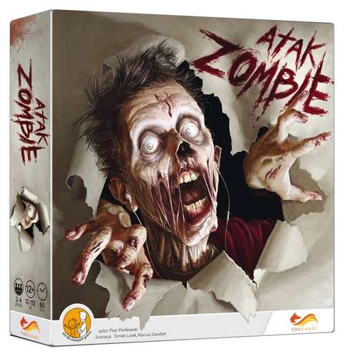 Fox Games Gra Atak Zombie - Strategiczna Gra Planszowa 8+