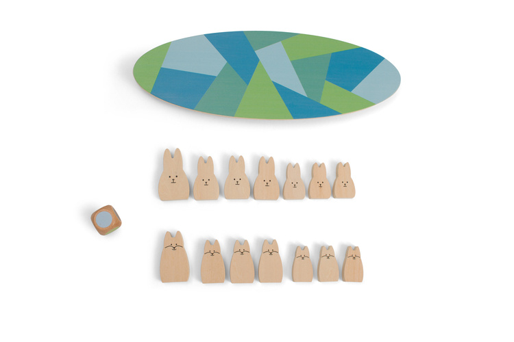 Bs Toys Gra Zręcznościowa Balansujące Króliczki 3+