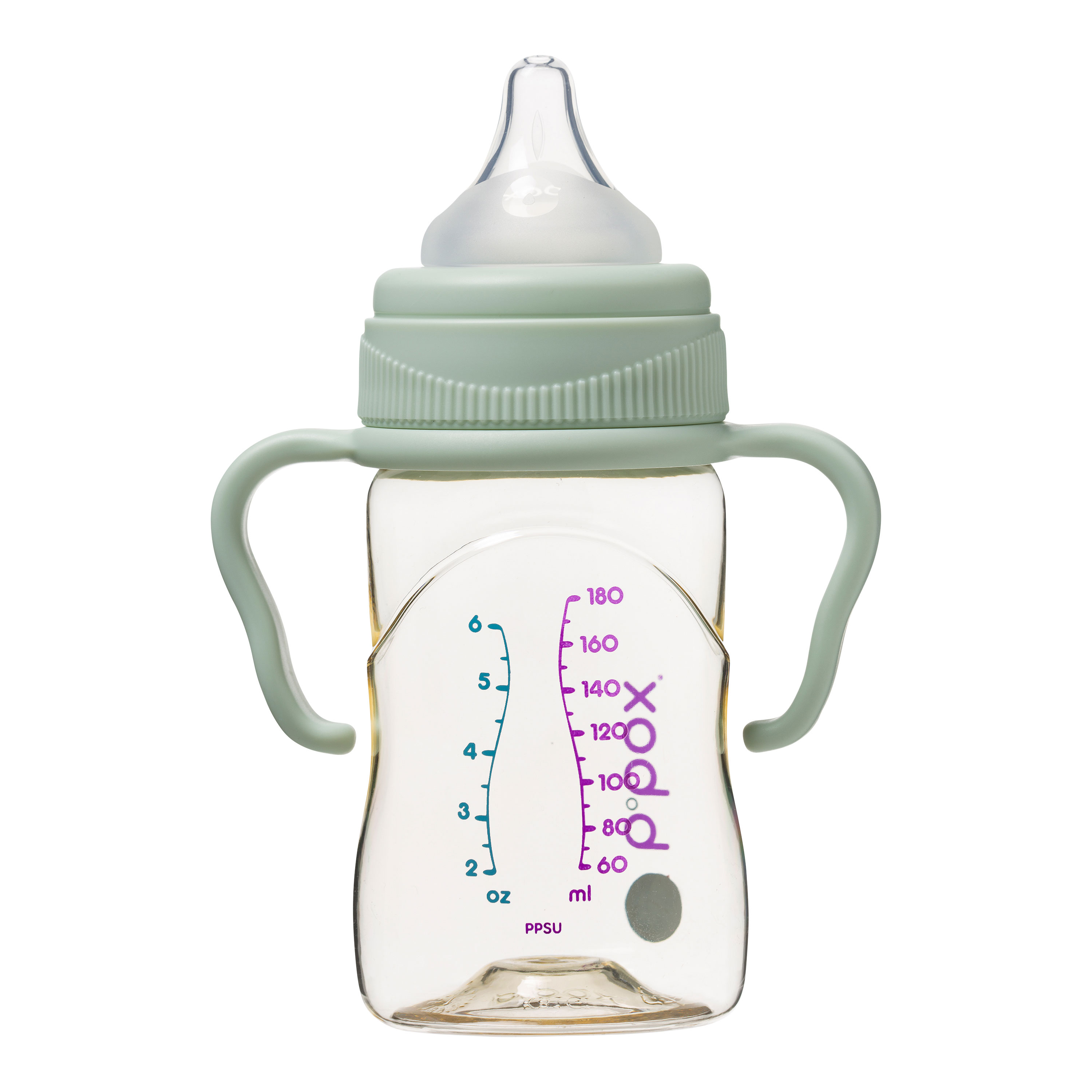 B.Box Butelka PPSU 180ml Sage Antykolkowa 0+ | Fabryka Wafelków