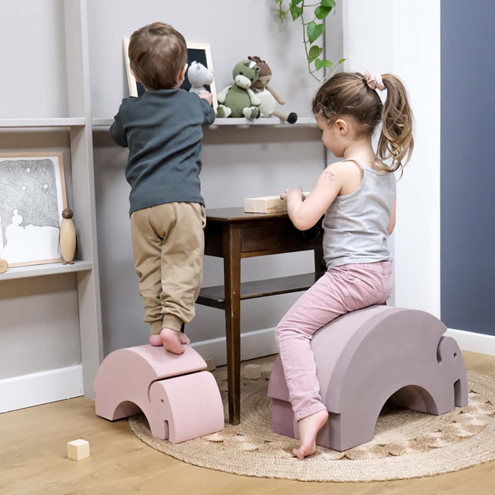 Bobles słoń sensoryczny Vintage rose - rozmiar S