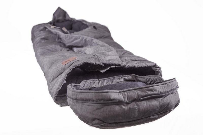 Voksi Śpiworek do wózka Urban Metaliczny Melange | 0+