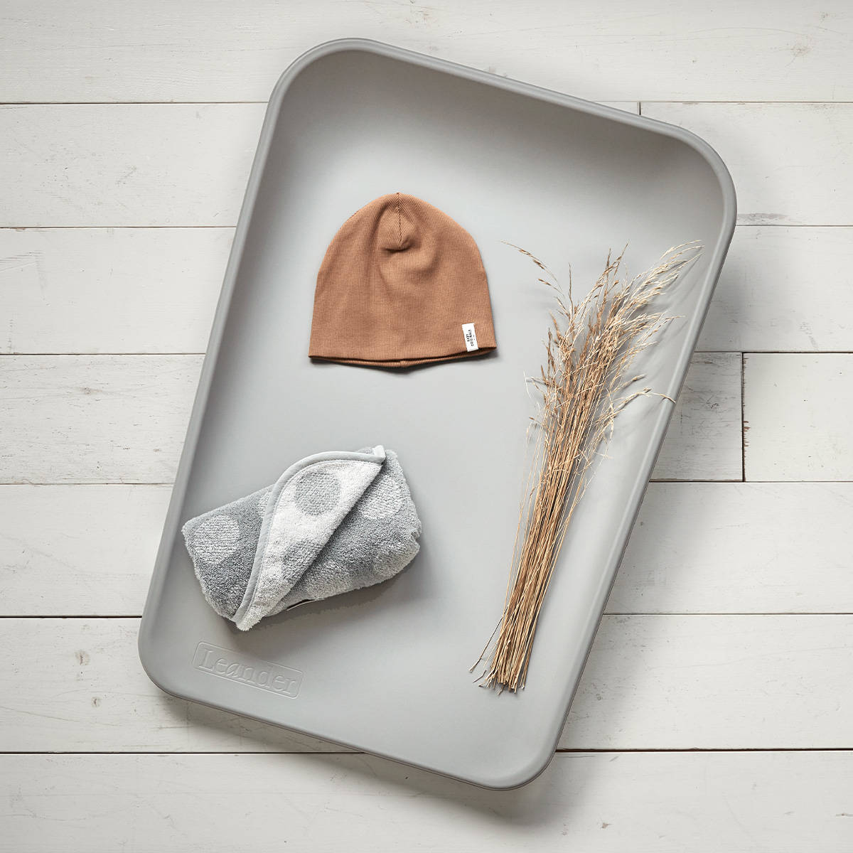 Leander Przewijak Matty Perłowy Szary