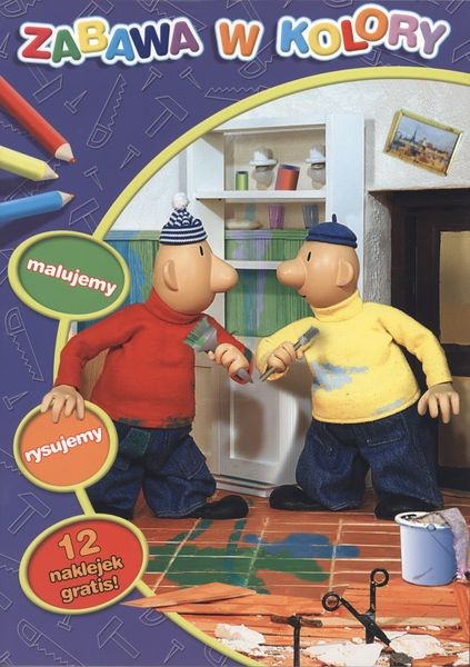 Sąsiedzi Zabawa w Kolory Kolorowanka 14 stron 3+