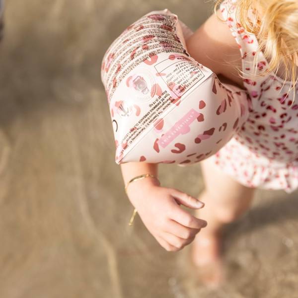 Rękawki do pływania The Swim Essentials Old Pink Leopard 0-2 lata