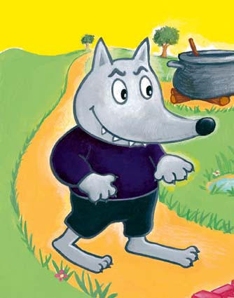 Djeco Wilk i Świnki Gra Planszowa 5-8 lat