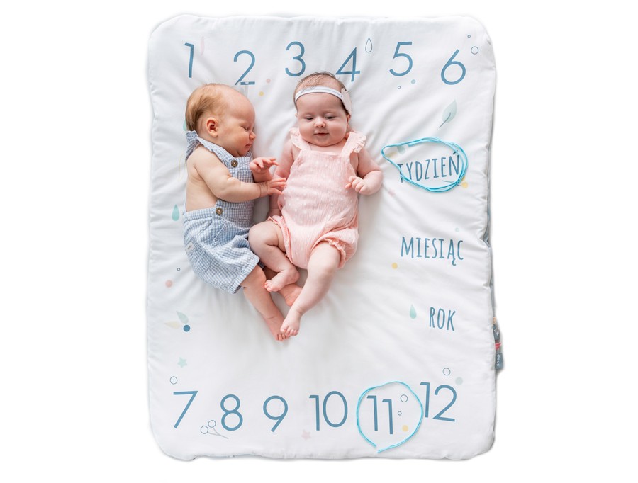 Snap the moment, Foto-kołderka blush swan