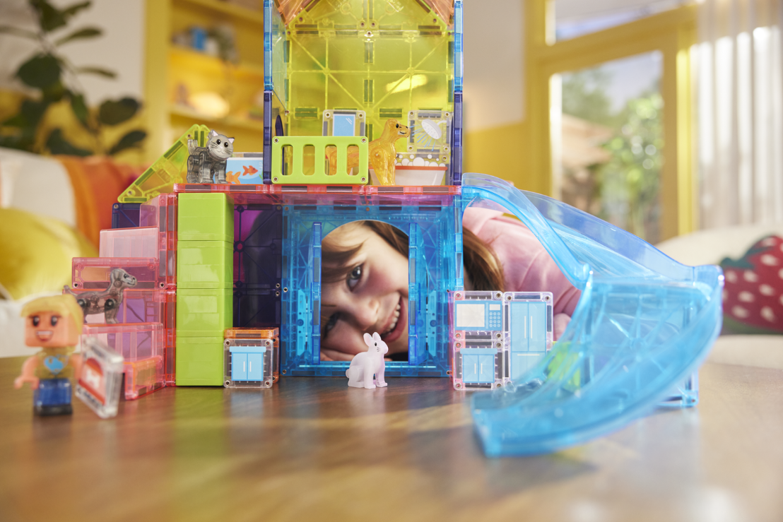 MAGNA-TILES Klocki Magnetyczne Pet Playhouse 50 el. 3+