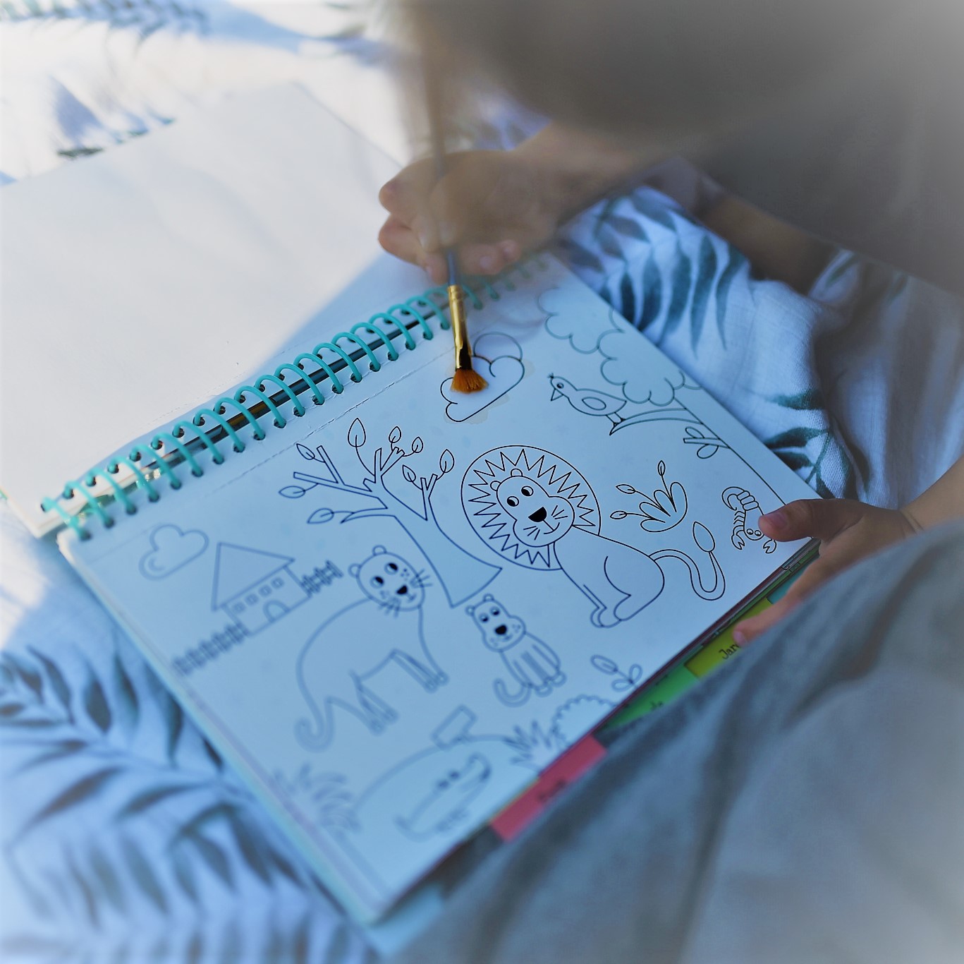 Auzou Kolorowanka Wodna Dzikie Zwierzątka 3+