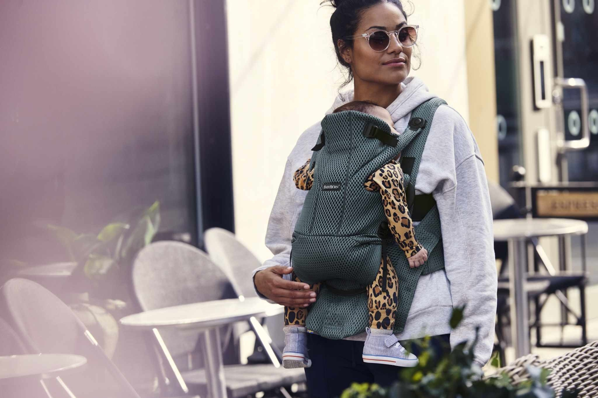 BabyBjorn Nosidełko Move 3D Mesh Zielone 0–3 