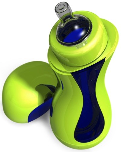 iiamo go Samopodgrzewająca się Butelka Zielono-Niebieska 0+