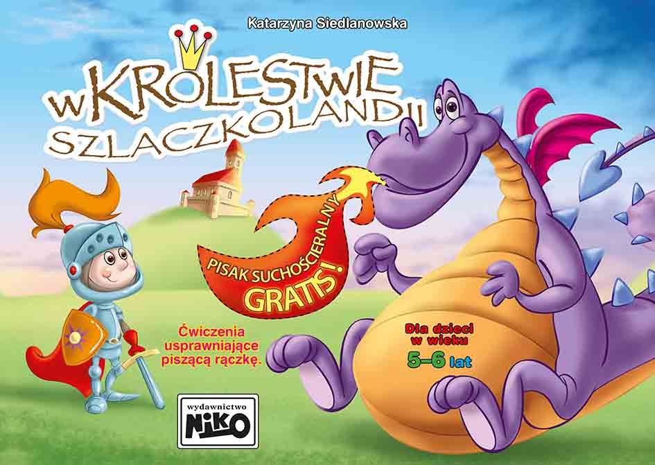 Książka "W królestwie szlaczkolandii" ćwiczenia 5-6 lat