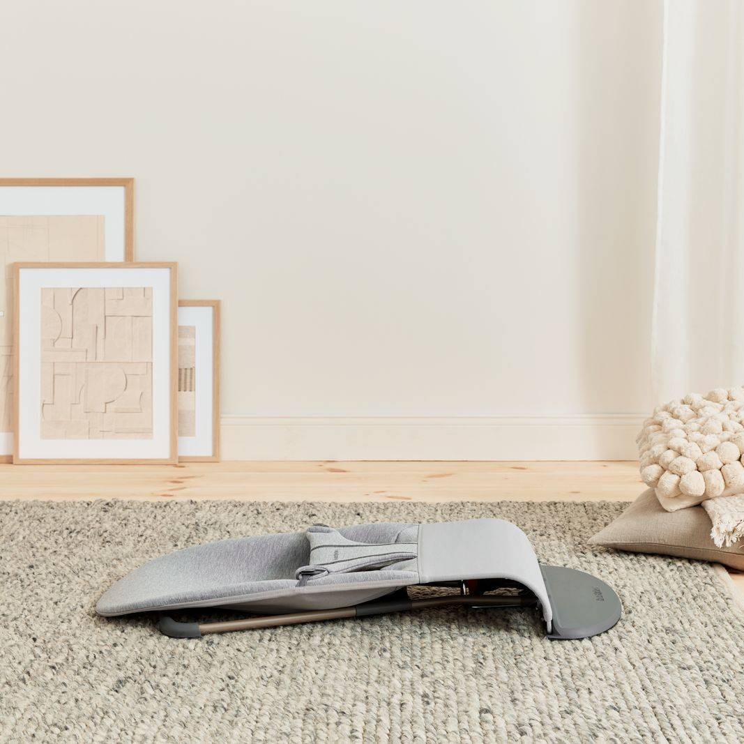 BabyBjorn Leżaczek Bliss 3D Jersey Jasny Szary + Pokrowiec