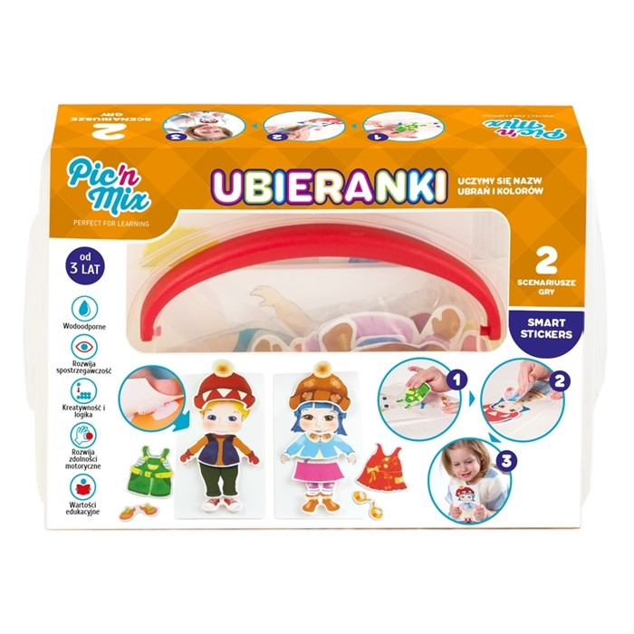 Pic'n Mix Gra Edukacyjna Ubieranki 3+