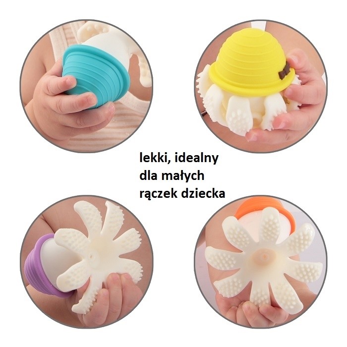 Mombella Gryzak Ośmiornica żółty 0+