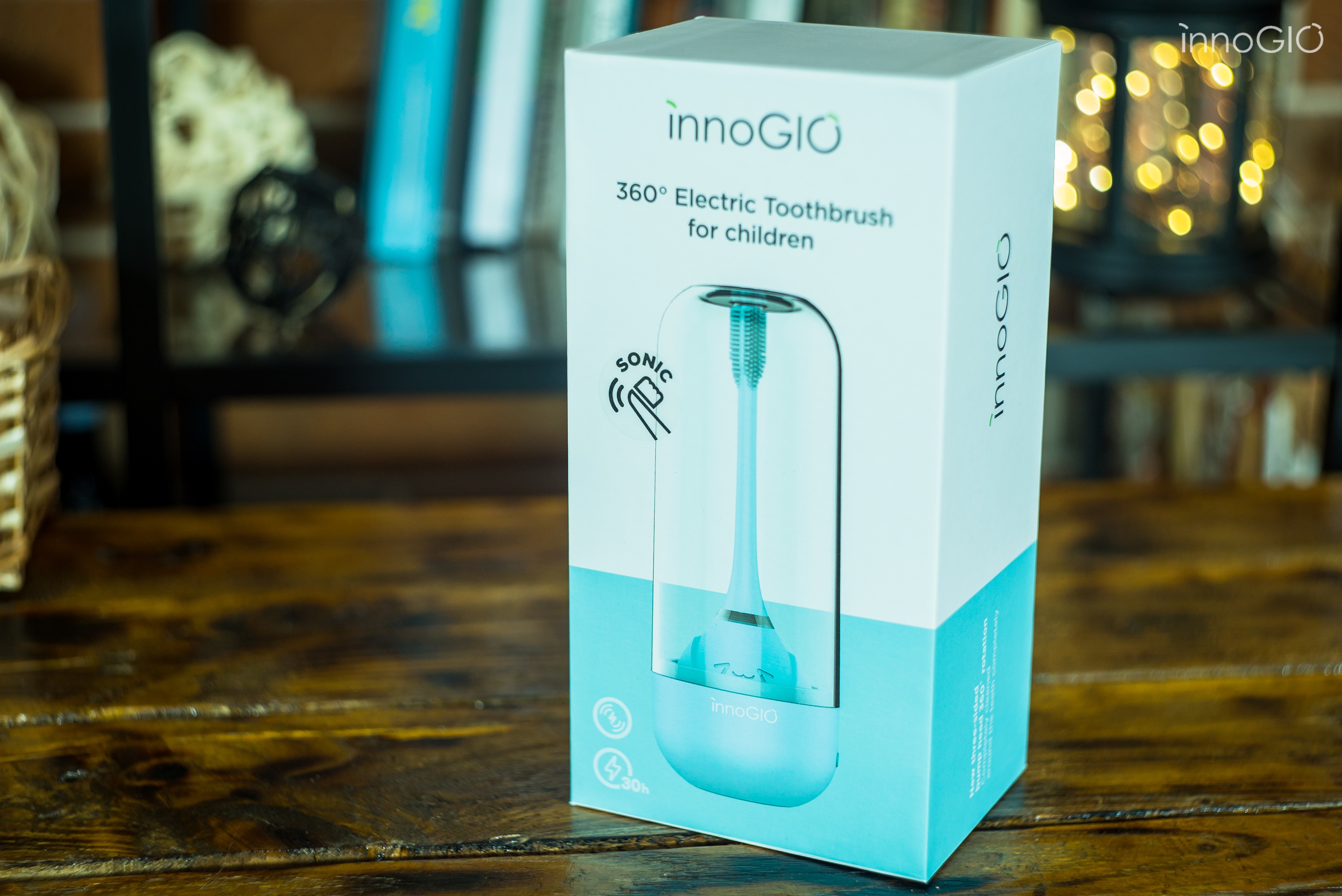 InnoGio Soniczna Szczoteczka 360° Niebieska 2-8 lat