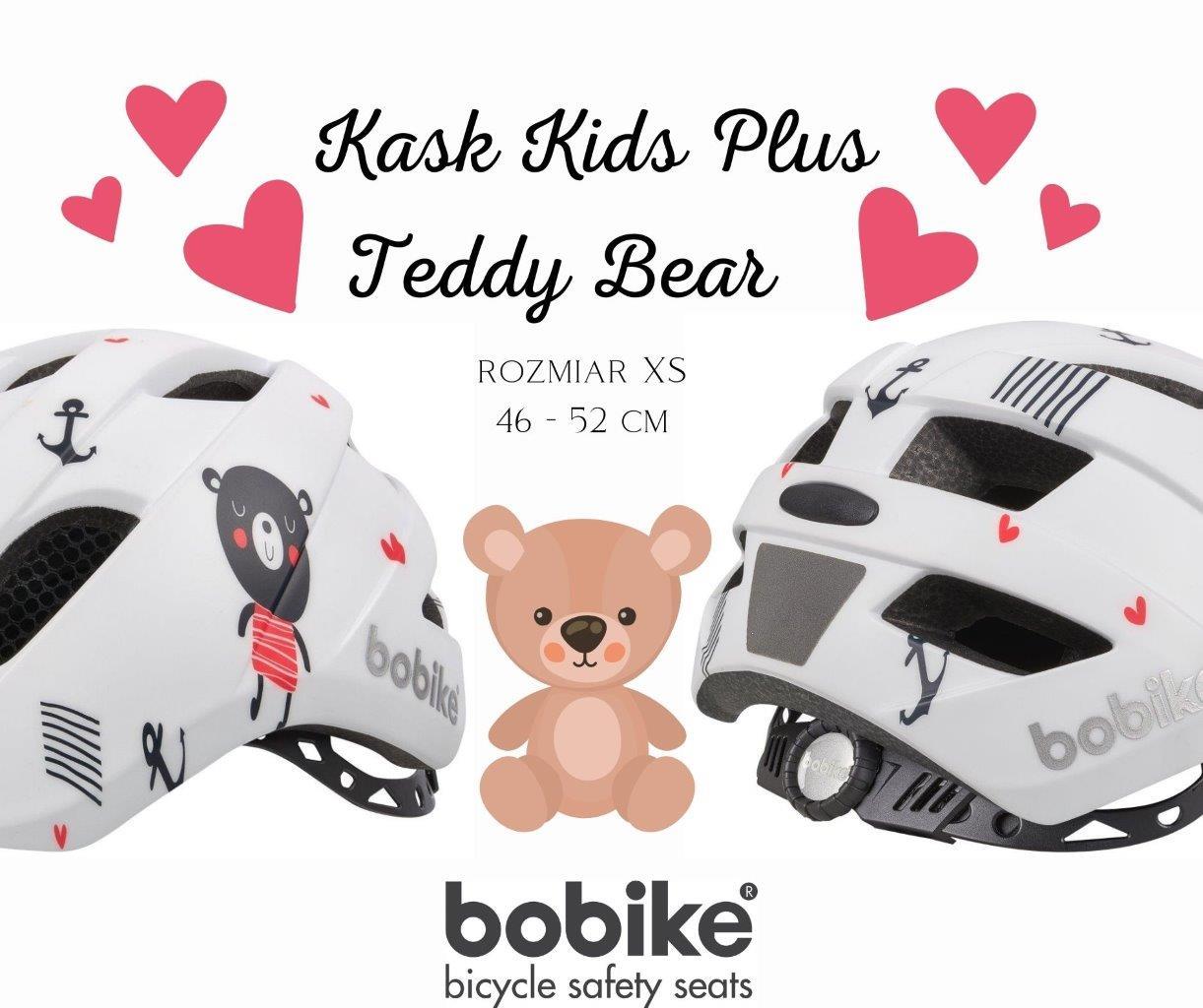 Bobike Kask KIDS Plus size XS - TEDDY BEAR