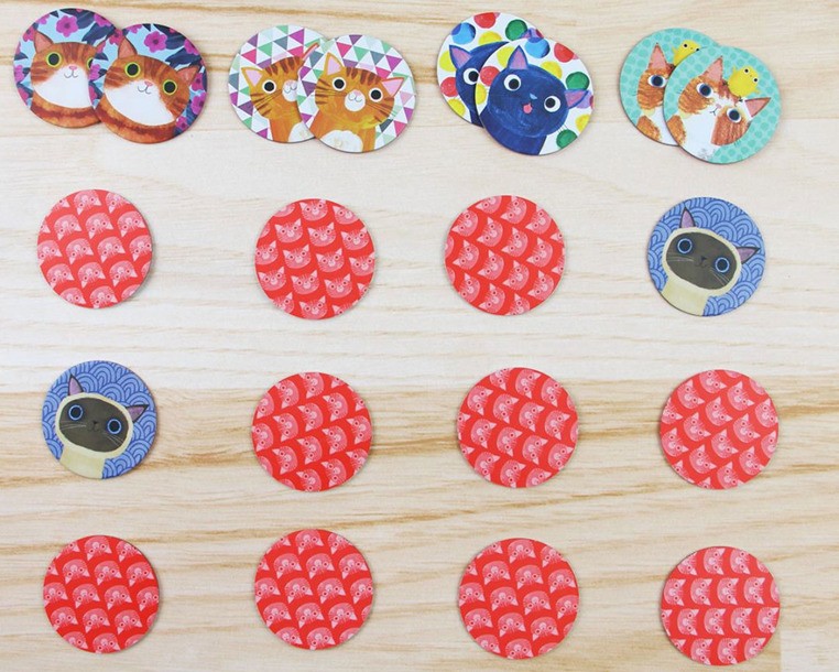 Mudpuppy Gra Mini Memory Koty 24 karty 3+