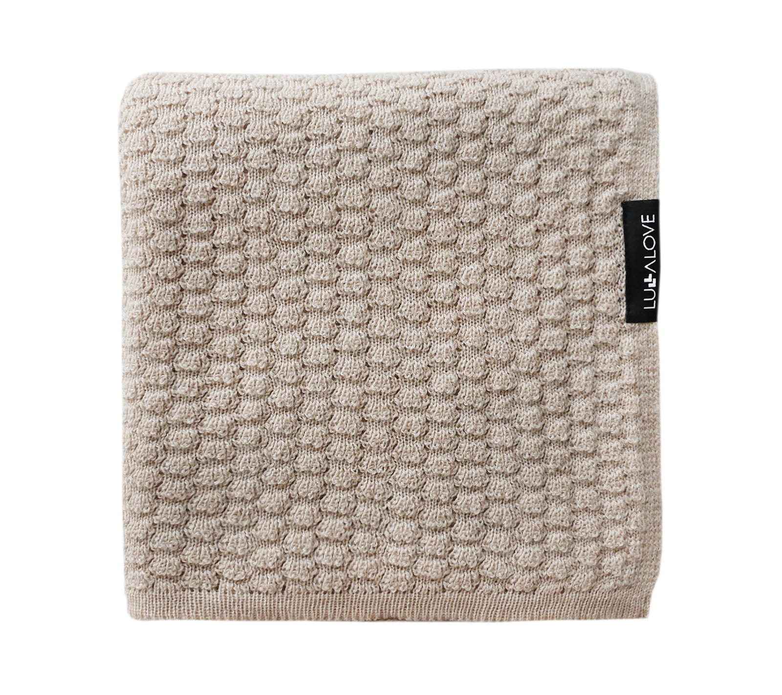 Lullalove Kocyk Merino PREMIUM Beżowy dla Niemowląt 0+