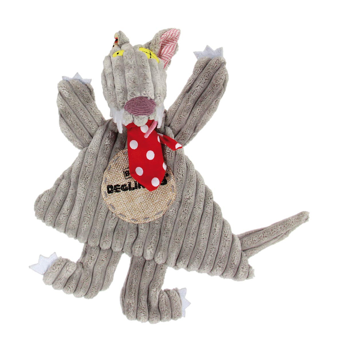 Les Deglingos Wilk Bigbos Przytulanka 0+ Sztruks