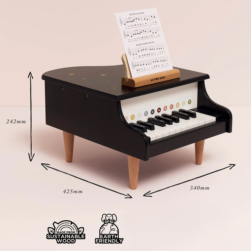 Le Toy Van – Drewniany fortepian edukacyjny dla dzieci 3+ FSC®