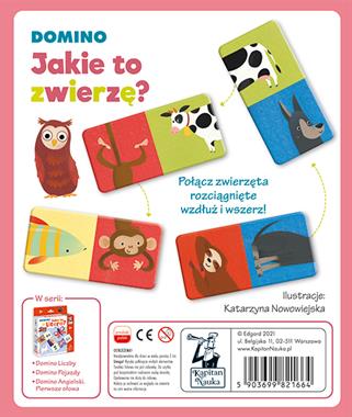 Kapitan Nauka Domino Jakie to zwierzę? 3+
