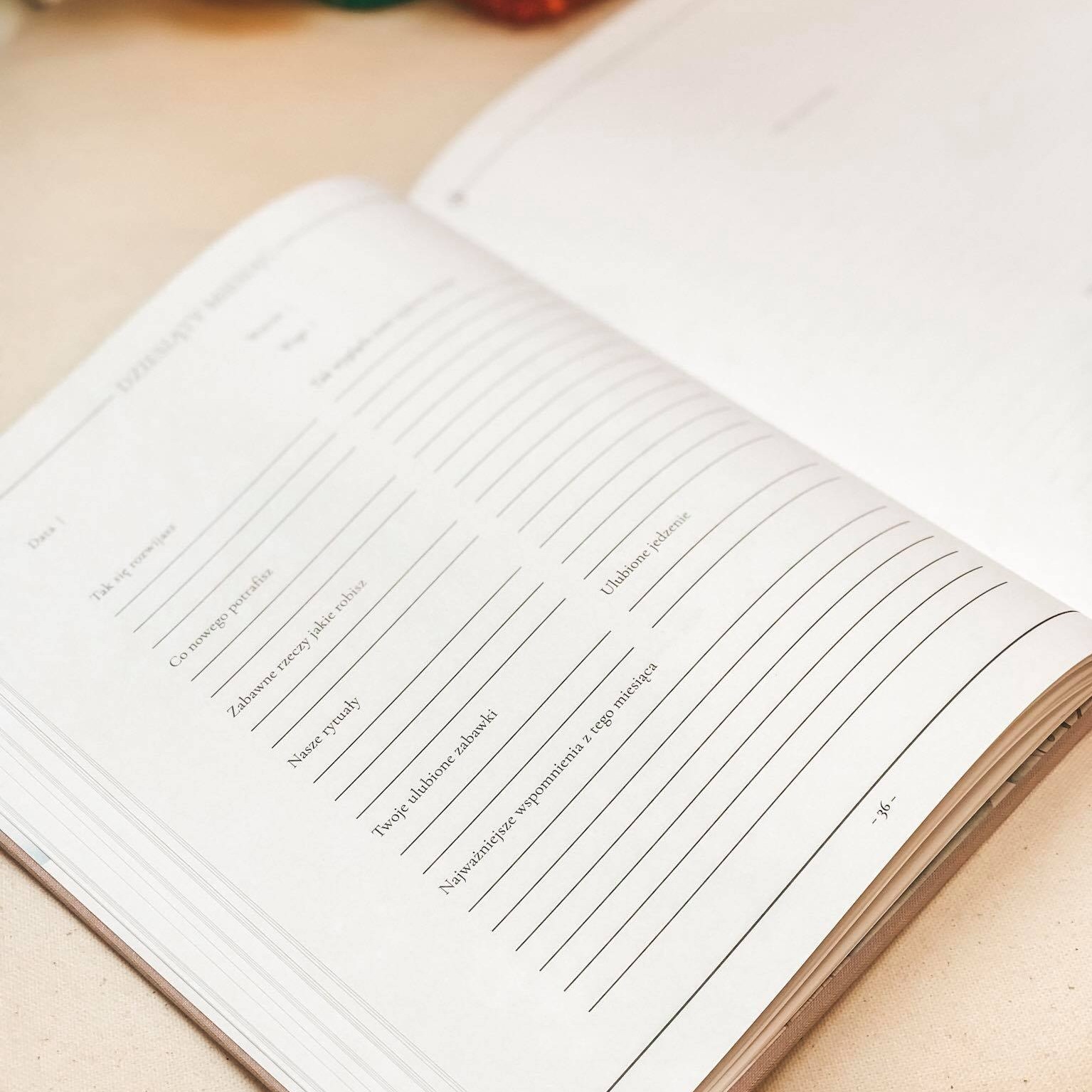 Pamiętnik dziecka Oh Baby Powder Pink 0-6 lat