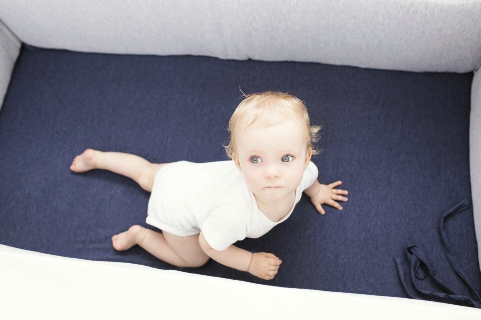 Poofi Prześcieradło Bawełniane Białe 70x140 cm