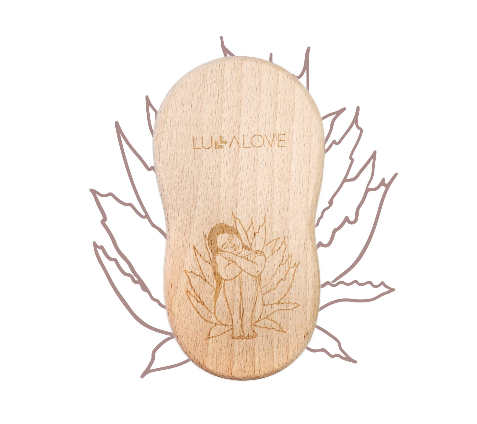 Lullalove Ostra szczotka - tampico, edycja limitowana Matka Natura