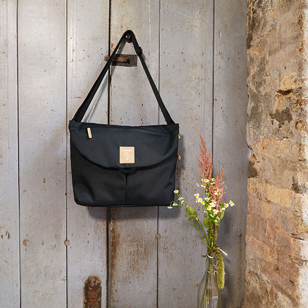 Lassig Torba Messenger Green Label Akcesoria - Black