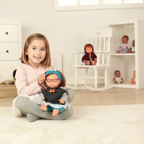 Miniland Lalka Europejka DS 38cm z okularami