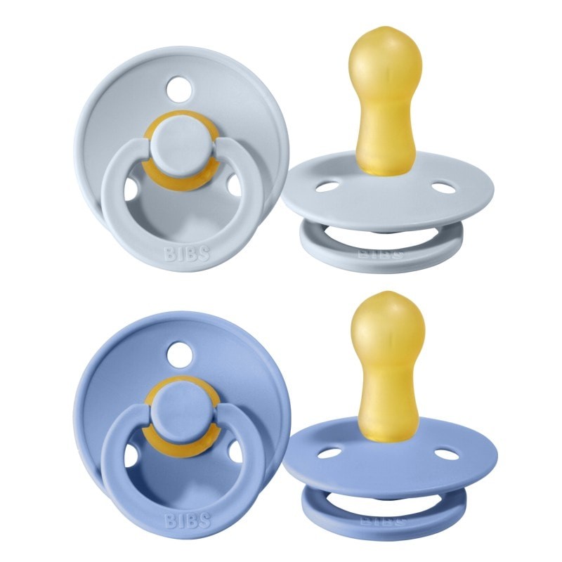 Smoczek uspokajający BIBS S (2-pak) - Kauczuk Hevea | 6-12 m