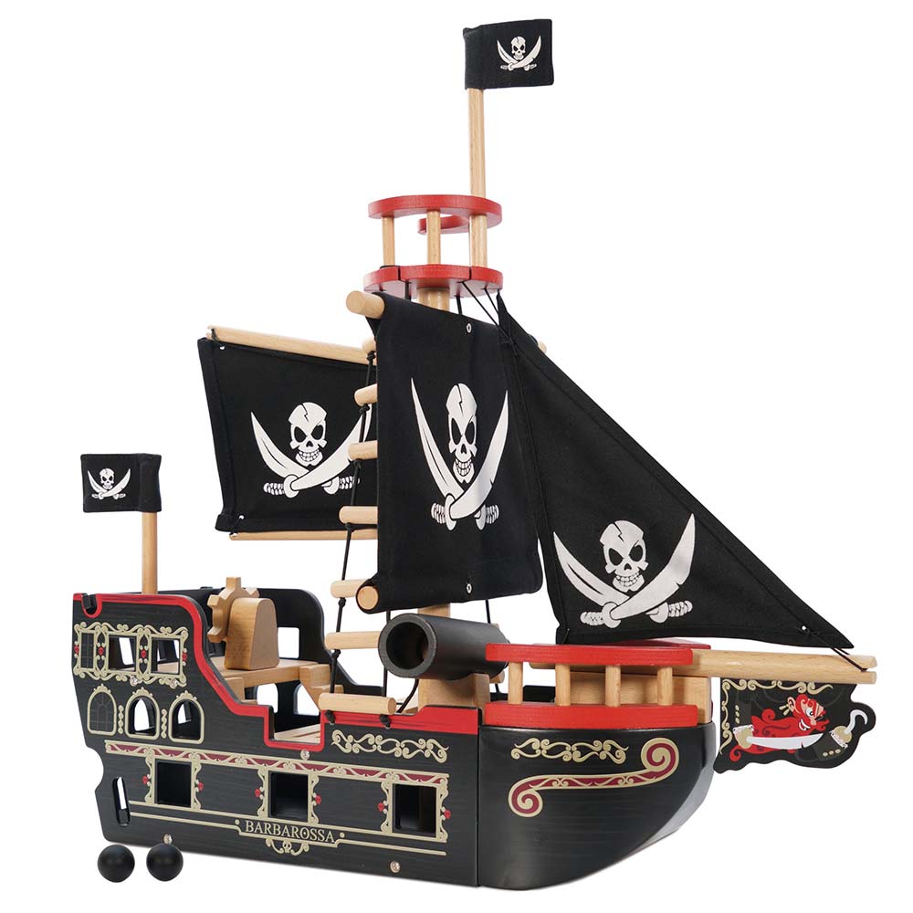Le Toy Van – Drewniany statek piracki Barbarossa FSC 3+