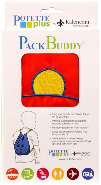 Potette Plus Plecak Nocnik 2w1 Buddy Pack czerwony