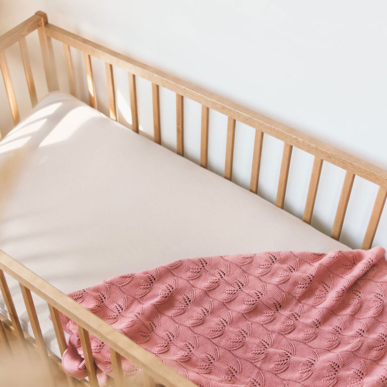 Poofi Prześcieradło Organic&Color 70x140 - latte