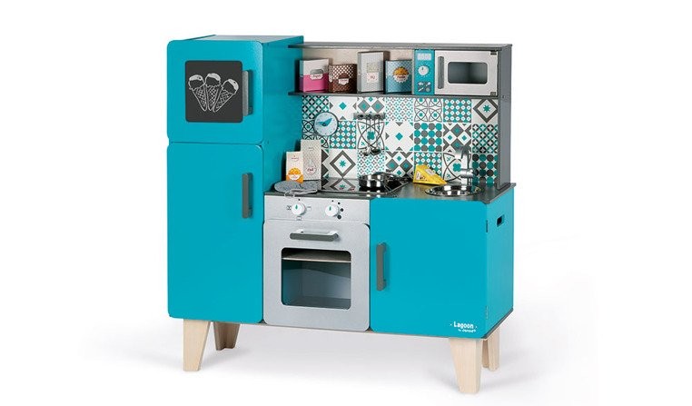 Janod Kuchnia Drewniana XL z Dźwiękiem Lagoon 3+