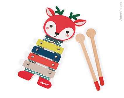 Janod Cymbałki Metalowe Baby Forest Sarenka 1+