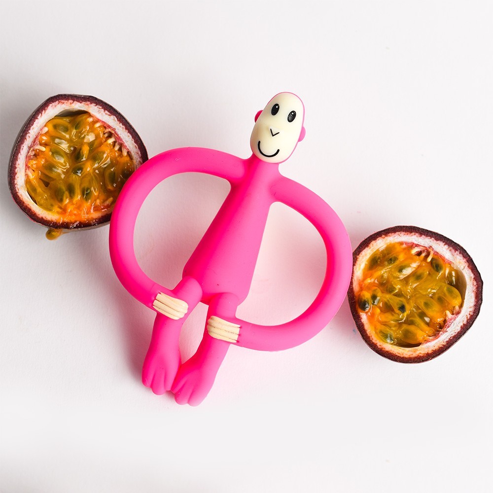 Matchstick Monkey Gryzak Masujący Szczoteczka różowy