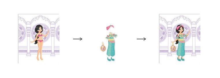 Janod Zeszyt Kreatywny Pokaz Mody Szeherezada 6+