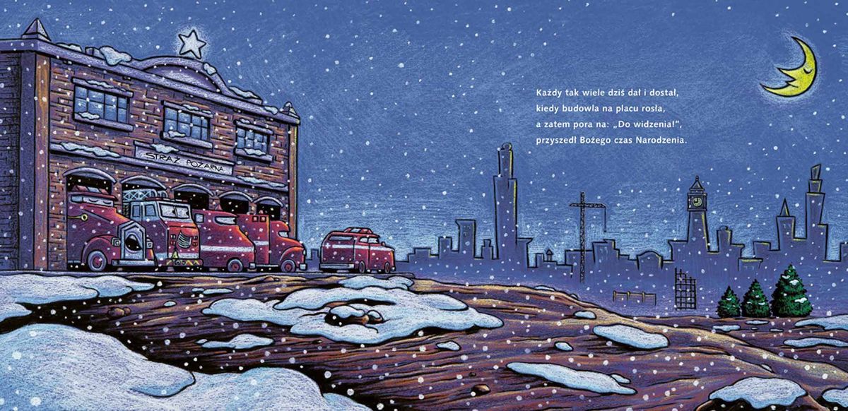 Wieczór Gwiazdkowy Na Placu Budowy - Książka dla Dzieci 3+