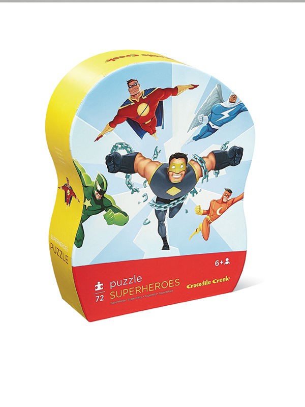 Crocodile Creek Puzzle 72el Superbohaterowie 6+