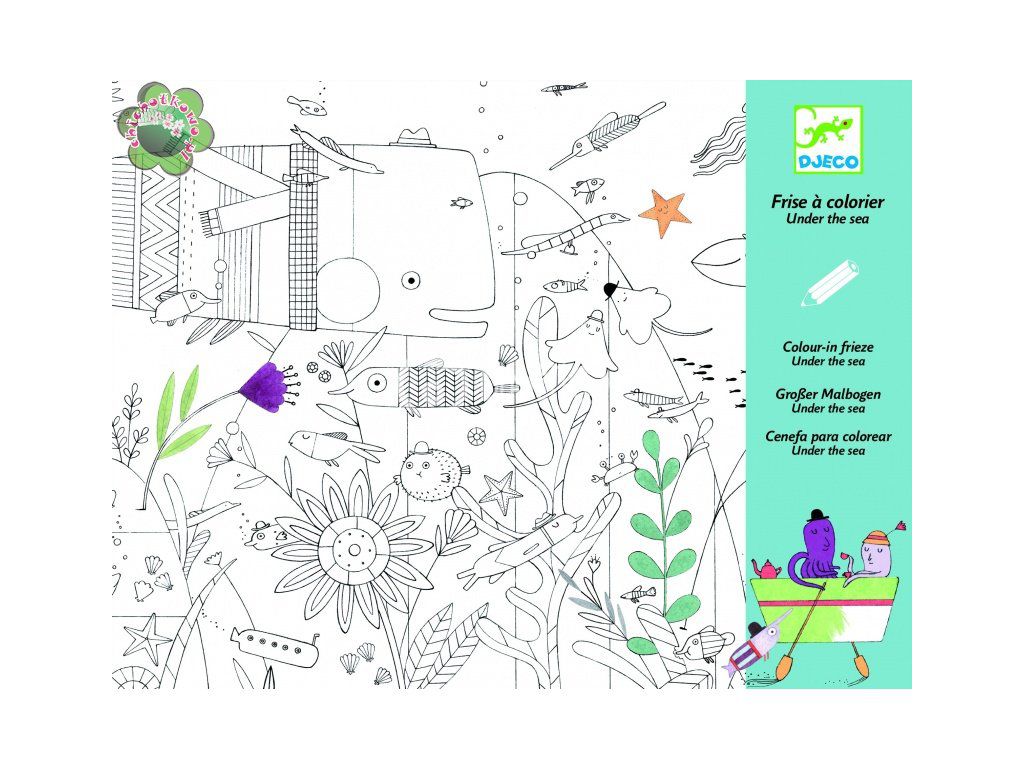 Djeco Kolorowanka z Niespodzianką Morze 4-8 lat