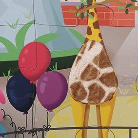 Janod, puzzle sensoryczne 20 elementów Wycieczka do zoo