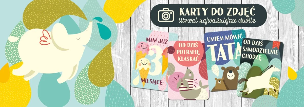 Karty do zdjęć "Momenty Maluszka" 