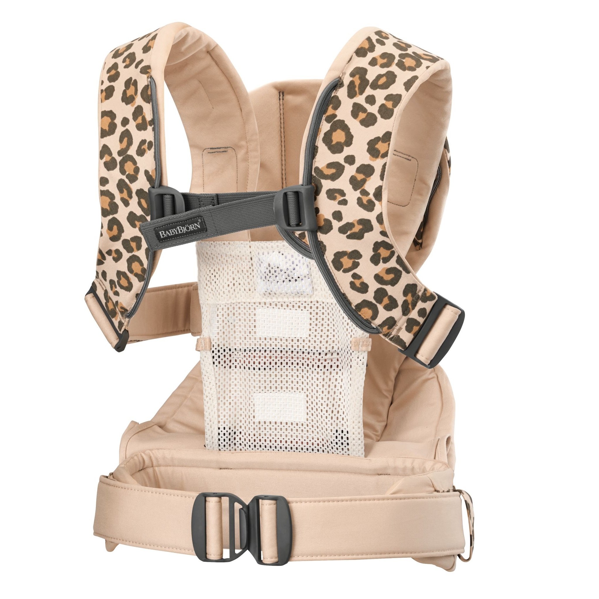 BabyBjorn Nosidełko ONE Beż/Leopard 0+ msc