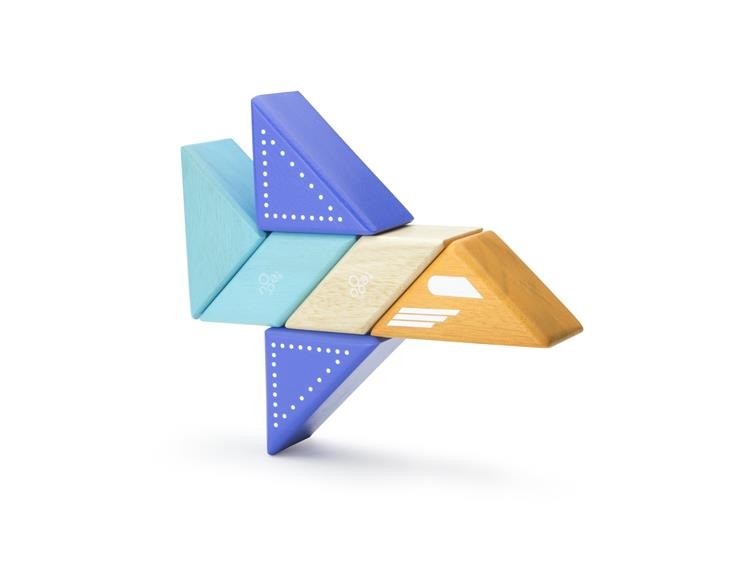 Tegu Klocki Magnetyczne Travel Pals 6szt Odrzutowiec 1+